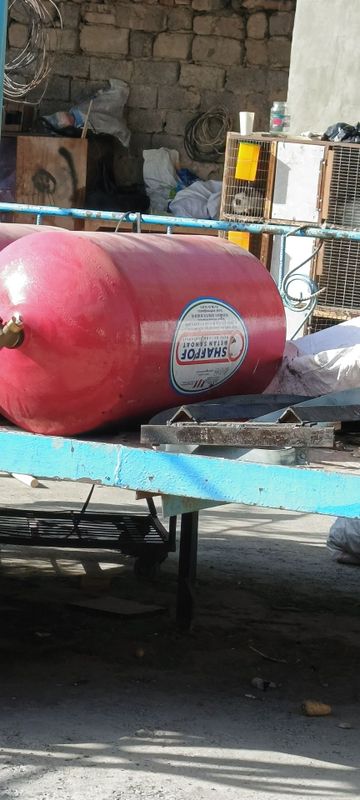 Метан газ балон 100 талик 4 Чи покалена редуктор ва заправка крани бн