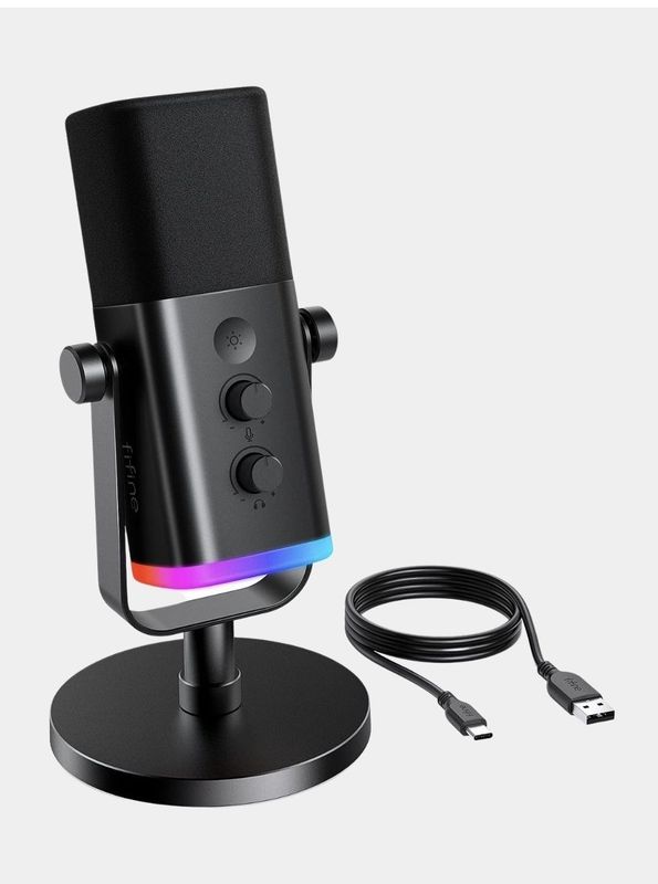 Yangi RGB podkast mikrofon | Fifine AM8 | USB ulanish | 1 mln so‘m Yangi RGB podkast mikrofon | Fifine AM8 | USB ulanish | 1 mln so‘m
