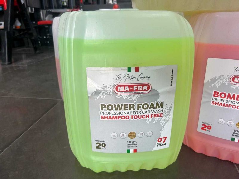 Безконтакт актив шампунь Mafra POWER FOAM 20 KG 1 фаза Безконтакт актив шампунь Mafra POWER FOAM 20 KG 1 фаза