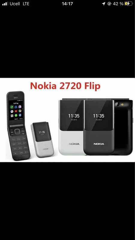 Nokia 2720 yengi 2 ta simkartali Nokia 2720 yengi 2 ta simkartali