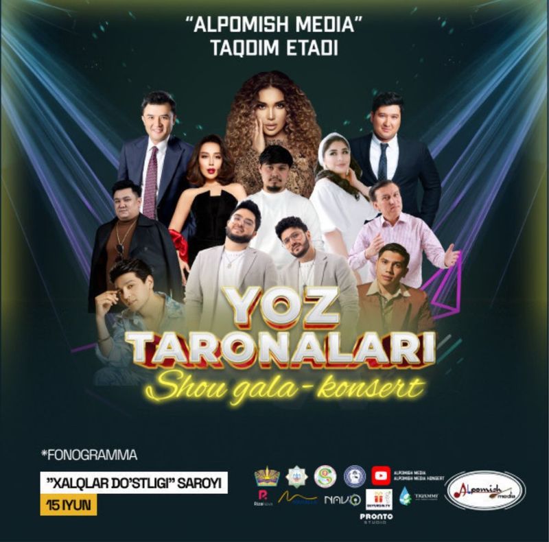 Yoz taronalari kansertiga bilet Yoz taronalari kansertiga bilet