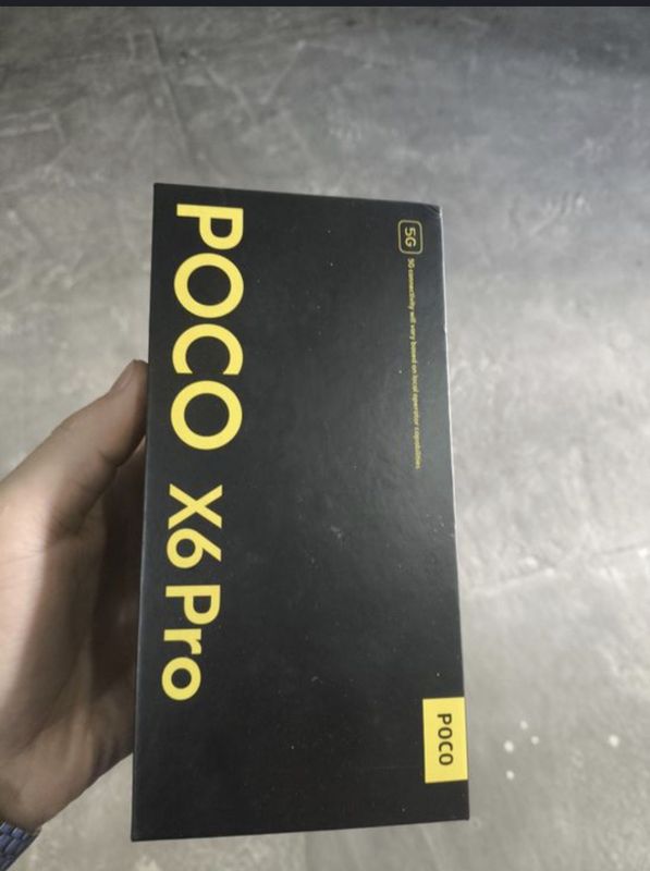 poco x6 pro yangidek qirilmagan qora poco x6 pro yangidek qirilmagan qora