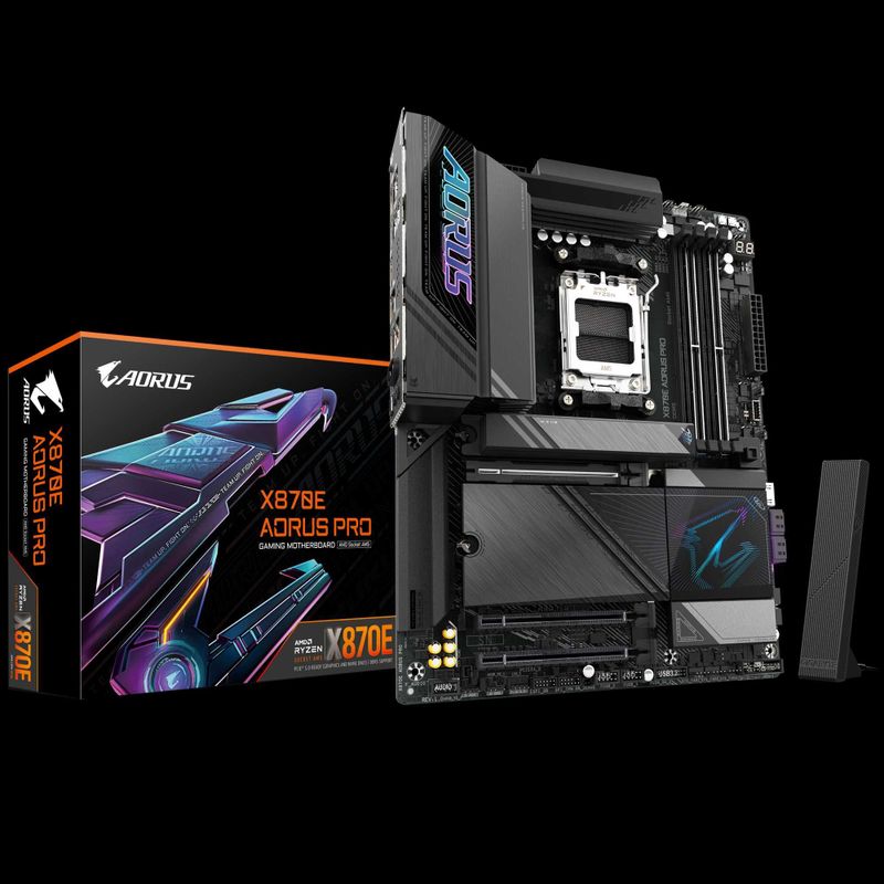 Материнская плата GIGABYTE X870E AORUS PRO. Сокет AMD AM5. Материнская плата GIGABYTE X870E AORUS PRO. Сокет AMD AM5.