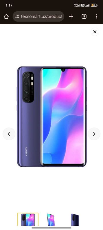 MI NOT 10 LITE сотилади MI NOT 10 LITE сотилади