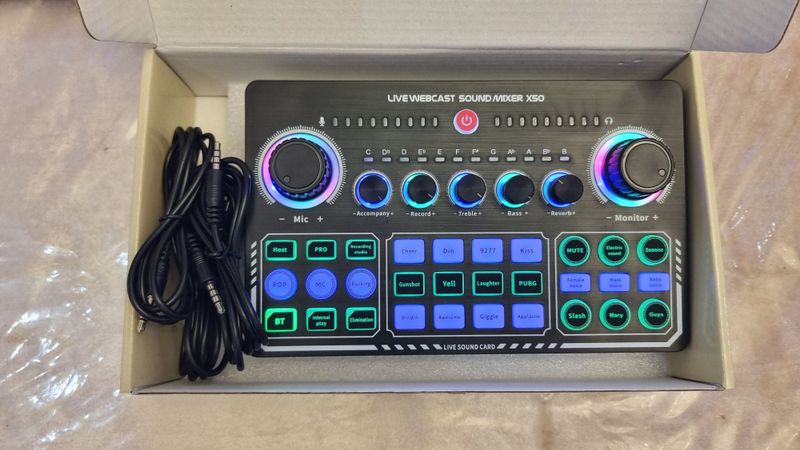 Zvuk kartasi. Ovoz kartasi. Ovoz yozish kartasi, sound mixer x50 Zvuk kartasi. Ovoz kartasi. Ovoz yozish kartasi, sound mixer x50