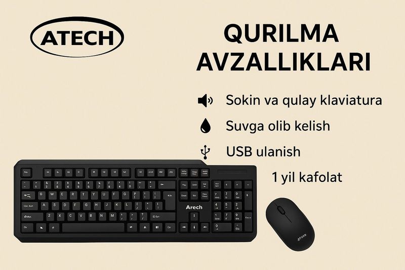 Simsiz Klavitura va chiqoncha Simsiz Klavitura va chiqoncha