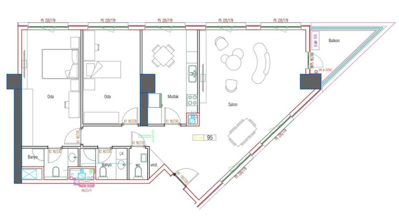 Продажа 4-х комнатной квартиры в Akay City. Хамид Алимжан. Новостройка