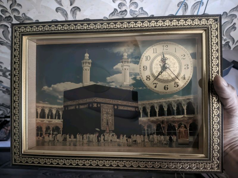 Настенные часы с изображением Кааба Настенные часы с изображением Кааба