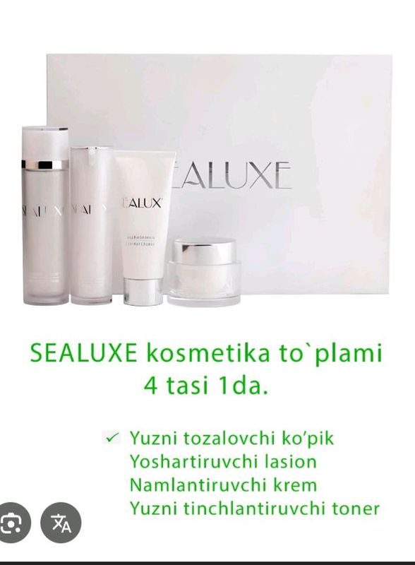 SEALUX- Yuz parvarishi uchun nabor SEALUX- Yuz parvarishi uchun nabor