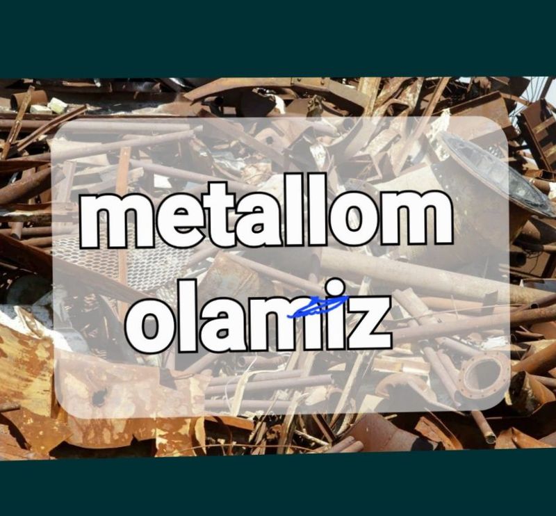 Metallom qabul qilamiz