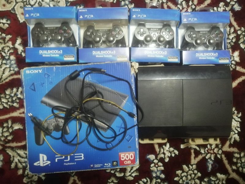 ps3 4 ta jostik 500 gb narhini kelishamiz