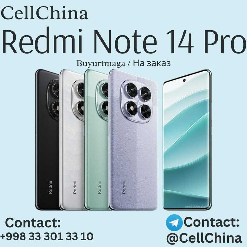 Redmi Note 14 Pro 5G ( Buyurtmaga / На заказ ) Redmi Note 14 Pro 5G ( Buyurtmaga / На заказ )