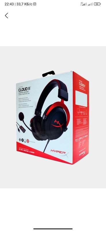 Hyper x cloud 2 red