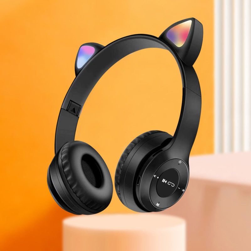 БЕПУЛ Доставка,Новые Детские наушники с ушками Cat Ear. Симсиз Наушник