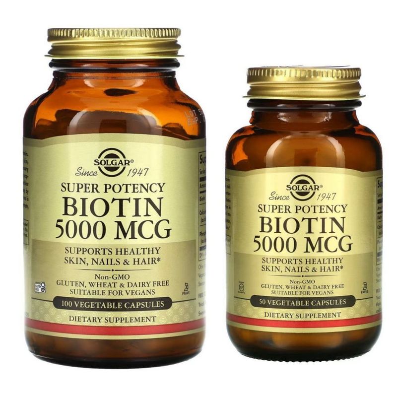 Биотин 5000мг 100 капсул Solgar, Biotin из Америки Биотин 5000мг 100 капсул Solgar, Biotin из Америки