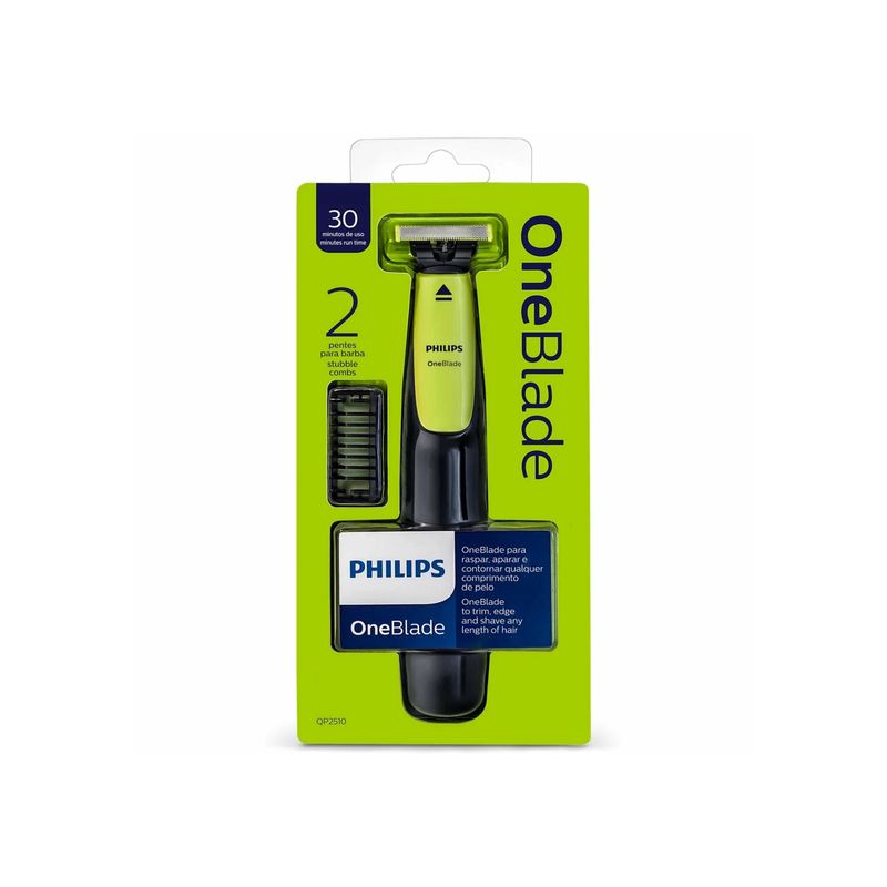 Триммер Philips qp2510 OneBlade , время работы 30 мин Триммер Philips qp2510 OneBlade , время работы 30 мин