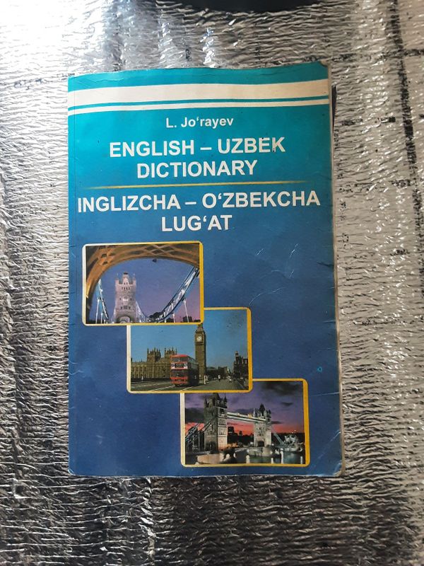 Inglizcha o‘zbekcha lug'at kitob Книга английский узбекский словарь