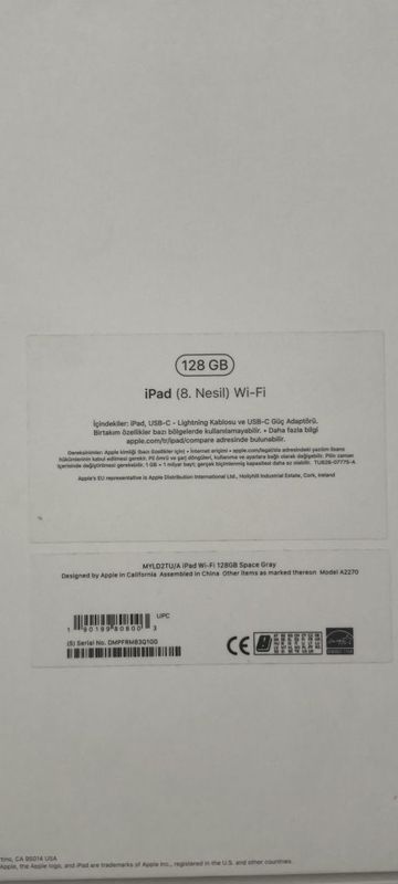 Iphone ipad 8 128 G