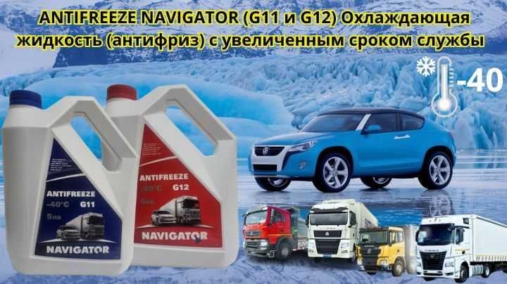 Антифриз Navigator Антифриз Navigator G12 красный , G11 синий