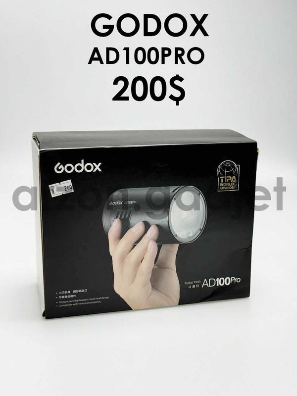Вспышка аккумуляторная Godox AD100|200|400|600PRO Гарантия низких цен! Вспышка аккумуляторная Godox AD100|200|400|600PRO Гарантия низких цен!