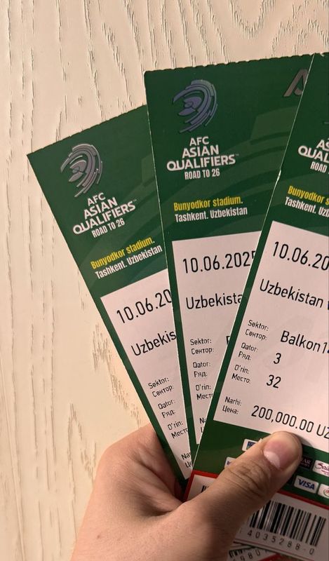 Ozbekiston-qatar oyinga bilet. Билет на матч Узбекистан-Катар Ozbekiston-qatar oyinga bilet. Билет на матч Узбекистан-Катар