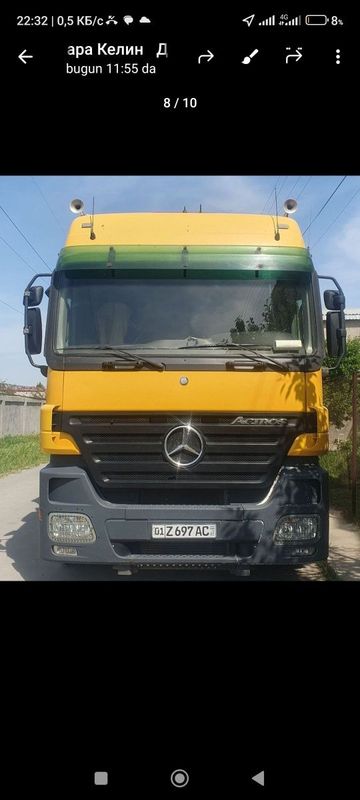 Mersedes Benz Actros sotiladi. Mersedes Benz Actros sotiladi.