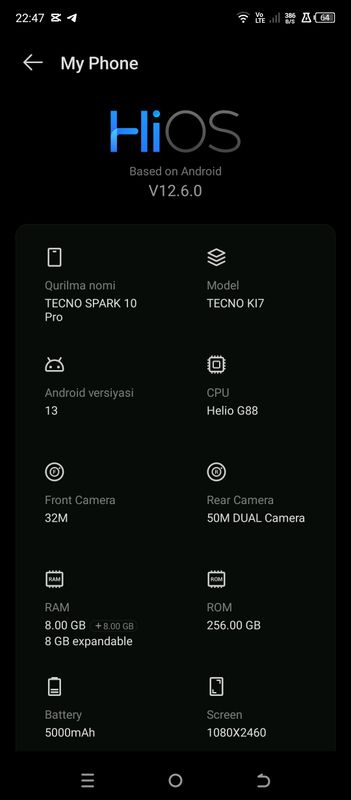 Texno Spark 10 pro