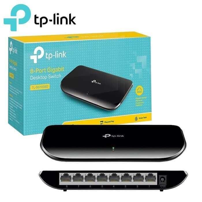 Новый гигабитный коммутатор TP-LINK TL-SG1008D (8 портов) в упаковке Новый гигабитный коммутатор TP-LINK TL-SG1008D (8 портов) в упаковке