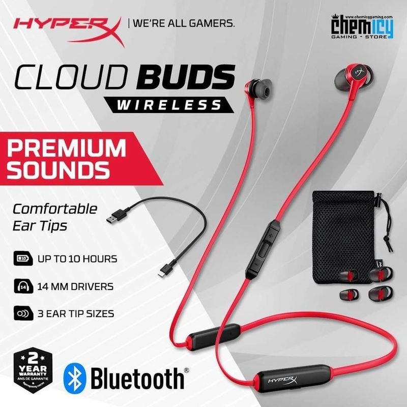 Hyperx Cloud Buds Wireless Беспроводные Наушники/Гарнитура Hyperx Cloud Buds Wireless Беспроводные Наушники/Гарнитура