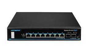 Коммутатор UTP3-GSW0802S-POE. Неуправляемый 8-портовый Gigabit POE