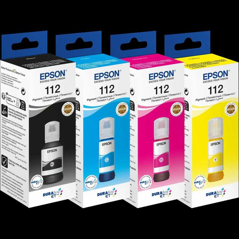 Качественный аналог EPSON 112 для L6550, L6570, L6580, L15150, L15160 Качественный аналог EPSON 112 для L6550, L6570, L6580, L15150, L15160