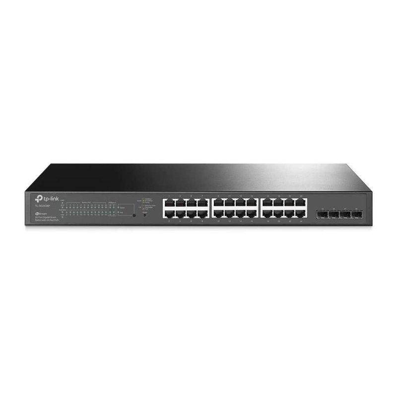 TP-Link JetStream SG2428P — 24-портовый гигабитный PoE+ TP-Link JetStream SG2428P — 24-портовый гигабитный PoE+