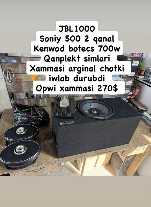 Tayyor apparatura sotiladi