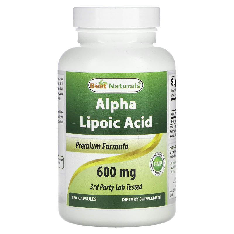 Alpha lipoic acid, Альфа-липоевая кислота 600 mg, 120 капсулы Alpha lipoic acid, Альфа-липоевая кислота 600 mg, 120 капсулы