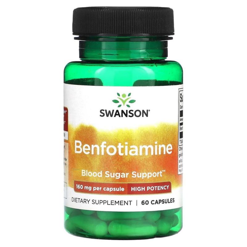 Бенфотиамин, Swanson 160мг 60 капсул Benfotiamine из Америки Бенфотиамин, Swanson 160мг 60 капсул Benfotiamine из Америки