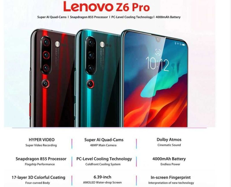 Отличный смартфон "Lenovo Z6 Pro"