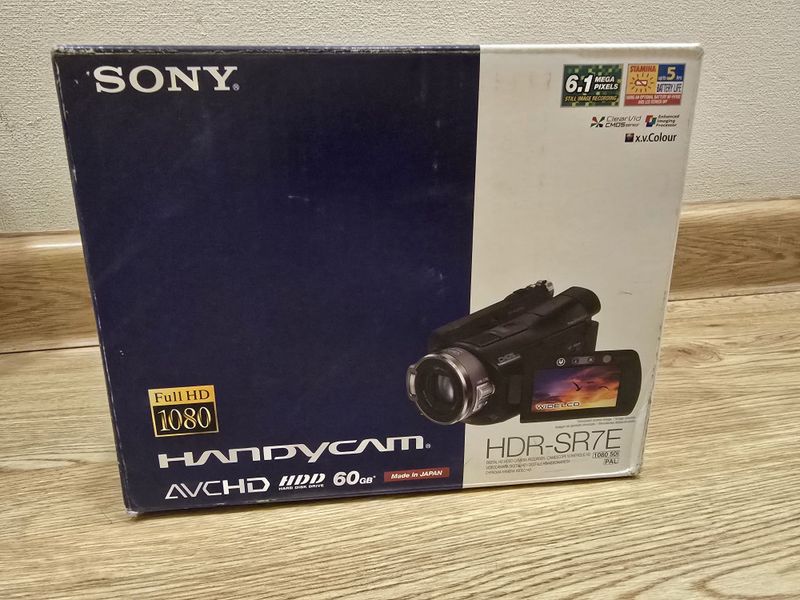 SONY HDR-SR7E видеокамера SONY HDR-SR7E видеокамера