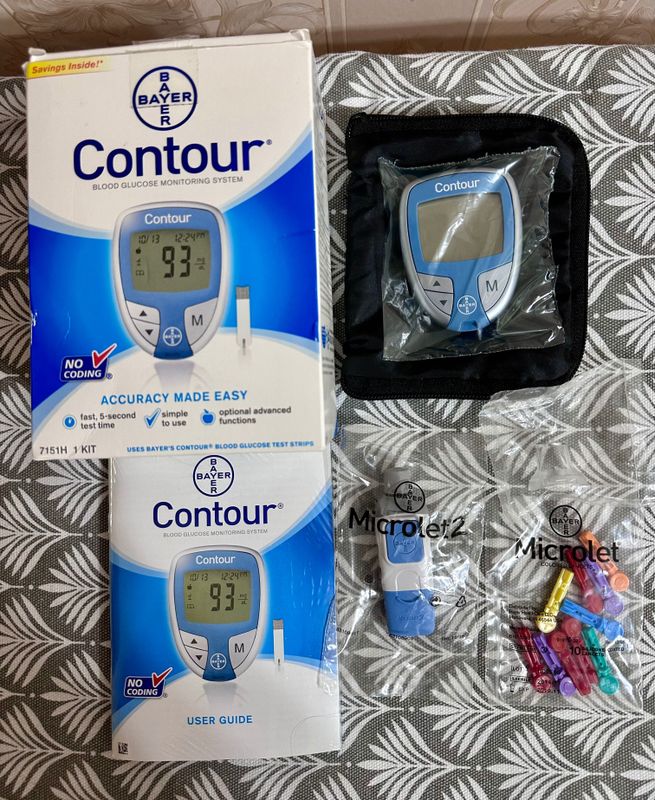 Новый глюкометр Contour ( поивезенный с Америки)