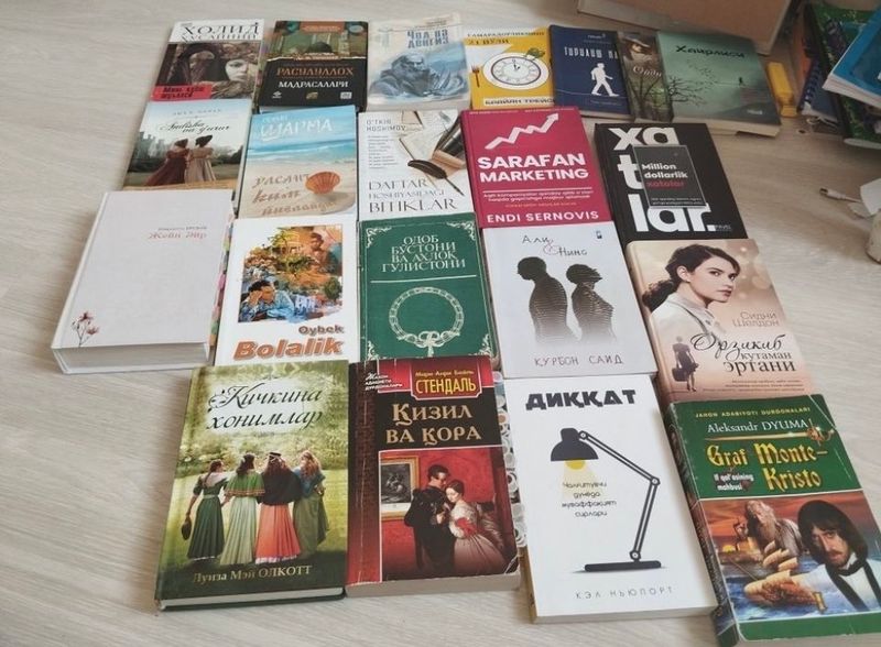 Hammasi o‘zimning kitoblarim sotiladi. Hammasi o‘zimning kitoblarim sotiladi.
