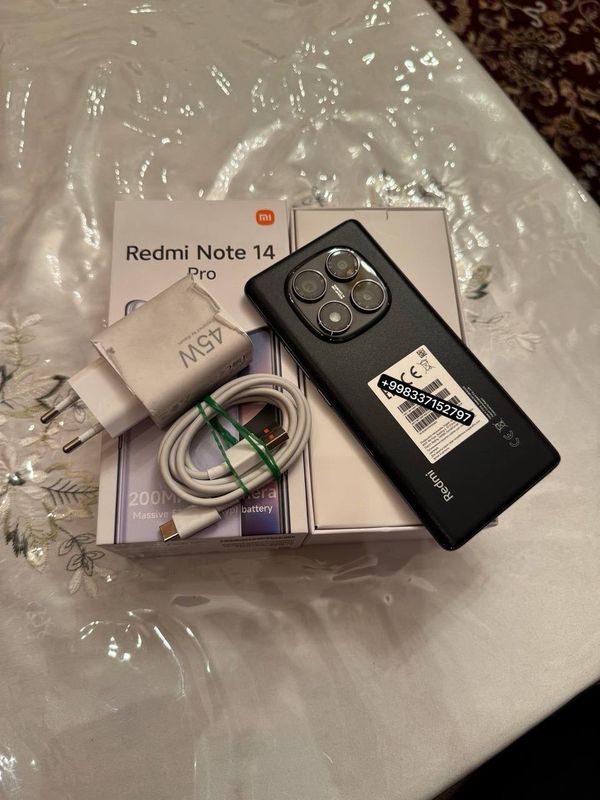 Redmi Note 14 Pro 8/256 Йенги 1 ойлик! Redmi Note 14 Pro 8/256 Йенги 1 ойлик!