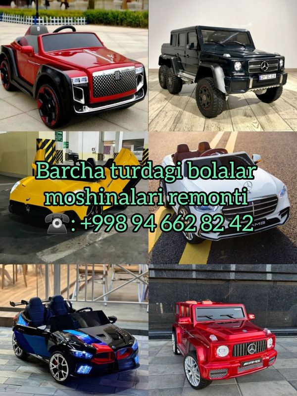 Bolalar moshinalari remonti