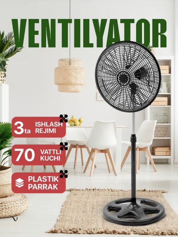 Volto ventilyator 5 parrakli Volto ventilyator 5 parrakli