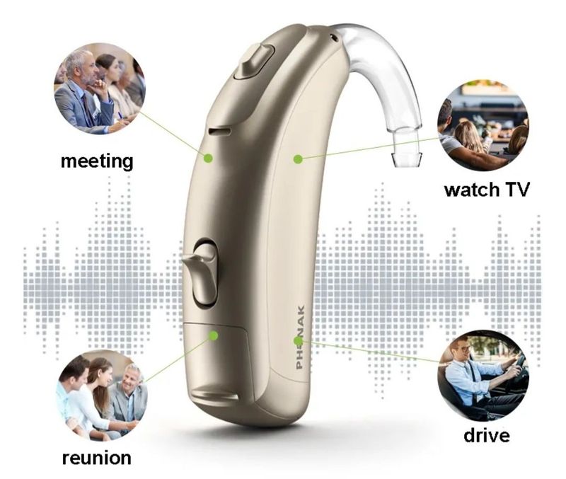 Слуховой аппарат Phonak Vitus BTE-UP 120 db