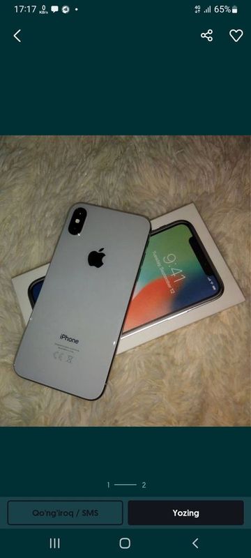 Iphone x sotiladi ideal aybi yoq