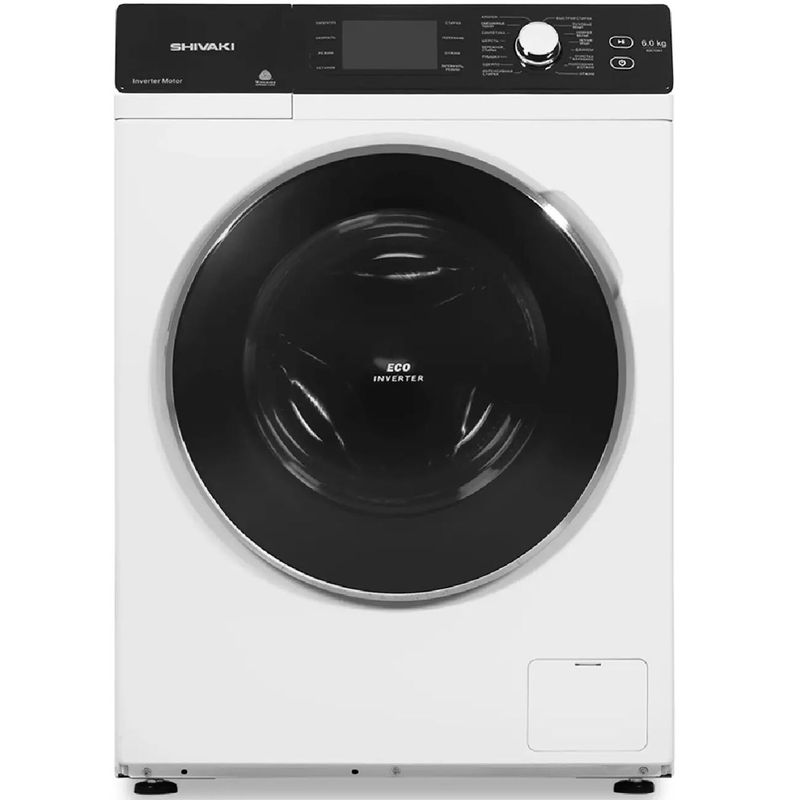 Стиральная машина Shivaki WF90L4505K — Большой бак и высокая эффективность в белом исполнении Стиральная машина Shivaki WF90L4505K — Большой бак и высокая эффективность в белом исполнении