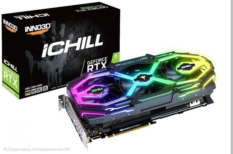 Rtx 2070 Inno3D IChiLL топовый исполнения Rtx 2070 Inno3D IChiLL топовый исполнения
