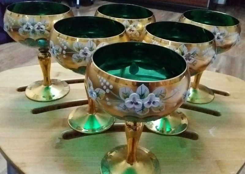 Вазочки- фужеры Чехословакия. Новые