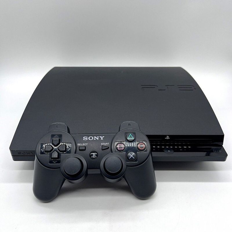 Продам PS3 SLIM 250GB Прошитая Записано Игры 2 Джойстика