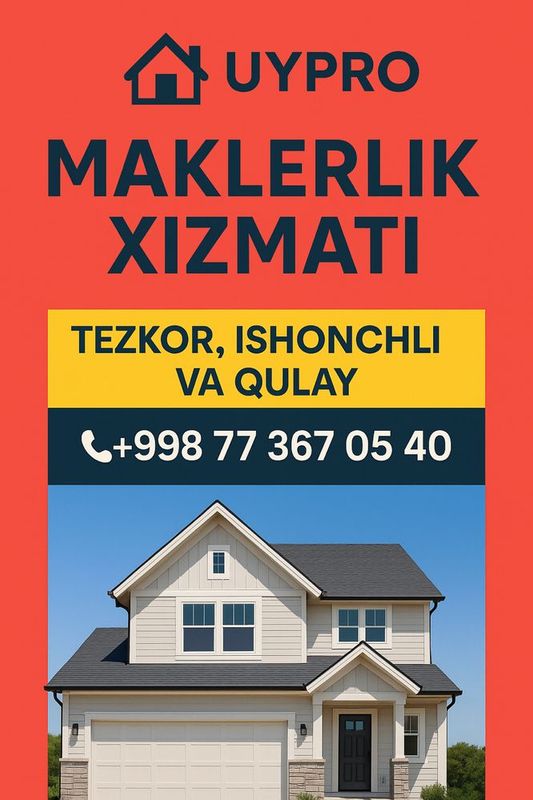 Yer uchastkasi, kvartira, hovli va boshqa ko‘chmas mulk oldi-sotdisi