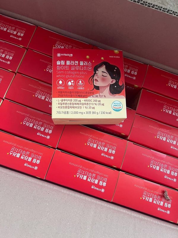 Kollagen Slim Collagen Plus white glutathione Kollagen Slim Collagen Plus white glutathione